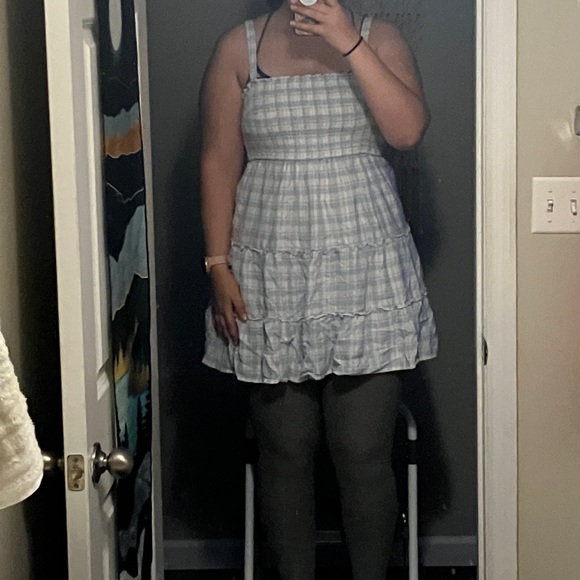 Hollister Light Blue Mini Dress - Picture 10 of 12